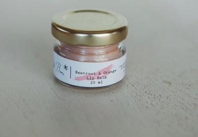 Beetroot and Orange Exfoliating Lip balm - 25ml